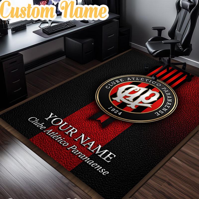 Custom Name Athletico Paranaens  Rug, Office Rug, Chair Rug, Carpet for Living Rooms, Doormat Game Rug Home Decor Christmas Gifts