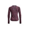 Under Armour Повседневная спортивная футболка с круглым вырезом и длинным рукавом для бега, женский топ, серо-фиолетовый 1367533-554