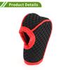 HOPESPANNER Universal Gear Shift Knob Cover Stick Shift Steering Wheel Protector Automotive Fabric 1PCS Anti-Slip Black