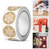 500Pcs/Roll Merry Christmas Stickers Festive Snowflake Santa Claus Reindeer Snowman Baking Labels Envelope Seal Sticker Xmas Decor