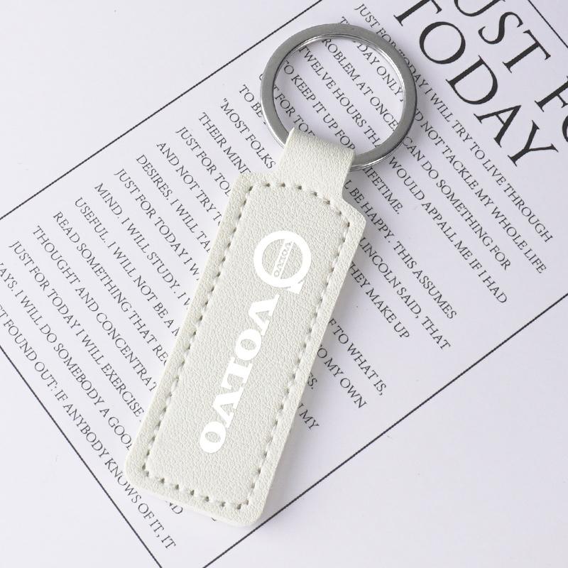 Fashion Car Keychain Leather Key Chain Keyring Pendant For Volvo EX90 V60 V40 XC90 S60 XC60 V50 V70 S90 XC40 S80 V90 EX30 CY0 9e