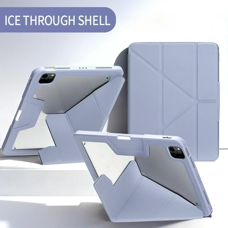 Магнитный чехол со складыванием Y для iPad 12-го 11-го Smat Cover iPad 10-го Air 5 4 10.9 iPad Air 11 M4 Pro 11 7-го 9-го 8-го ПОКОЛЕНИЯ 10.2 10.5 Оболочка