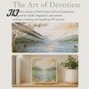 Inspirational Scripture Decorations Faith-Inspired Sea Glass Art Kit, Psalms of Comfort And Strength Christian DIY Coastal Ocean Supplies Mosaic Bible