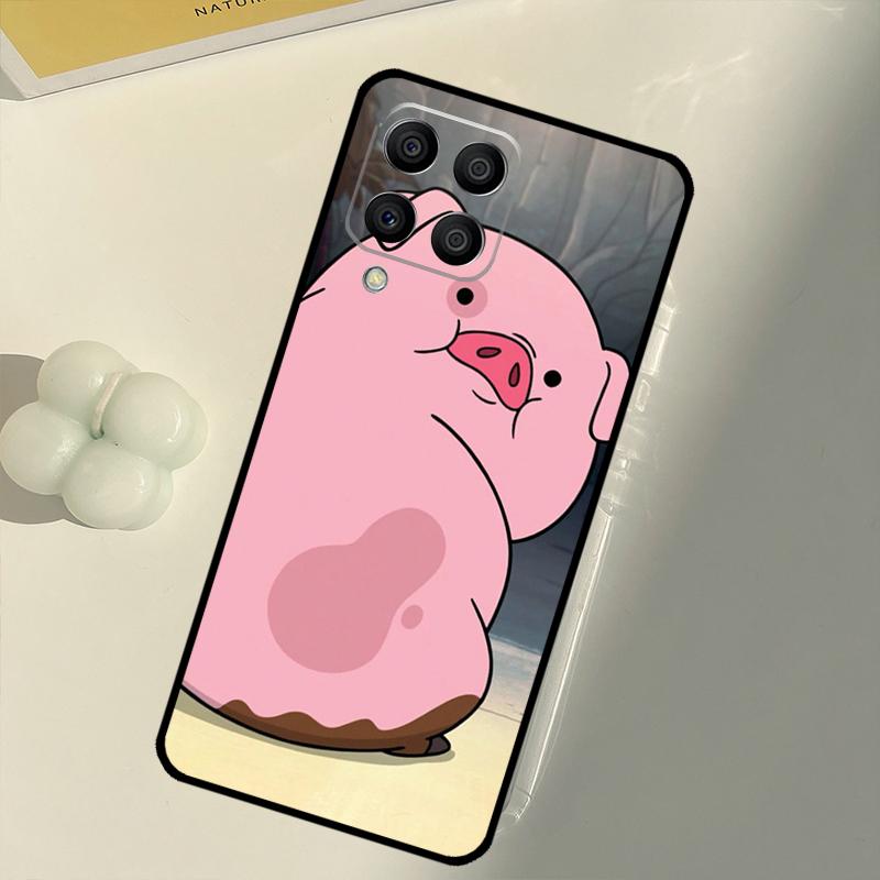 Мультяшная свинья для Samsung Galaxy M33 M13 M14 M12 M32 M52 M31 M55 M15 M11 M21 M35 M53 M34 M54 M06 M16 Чехол