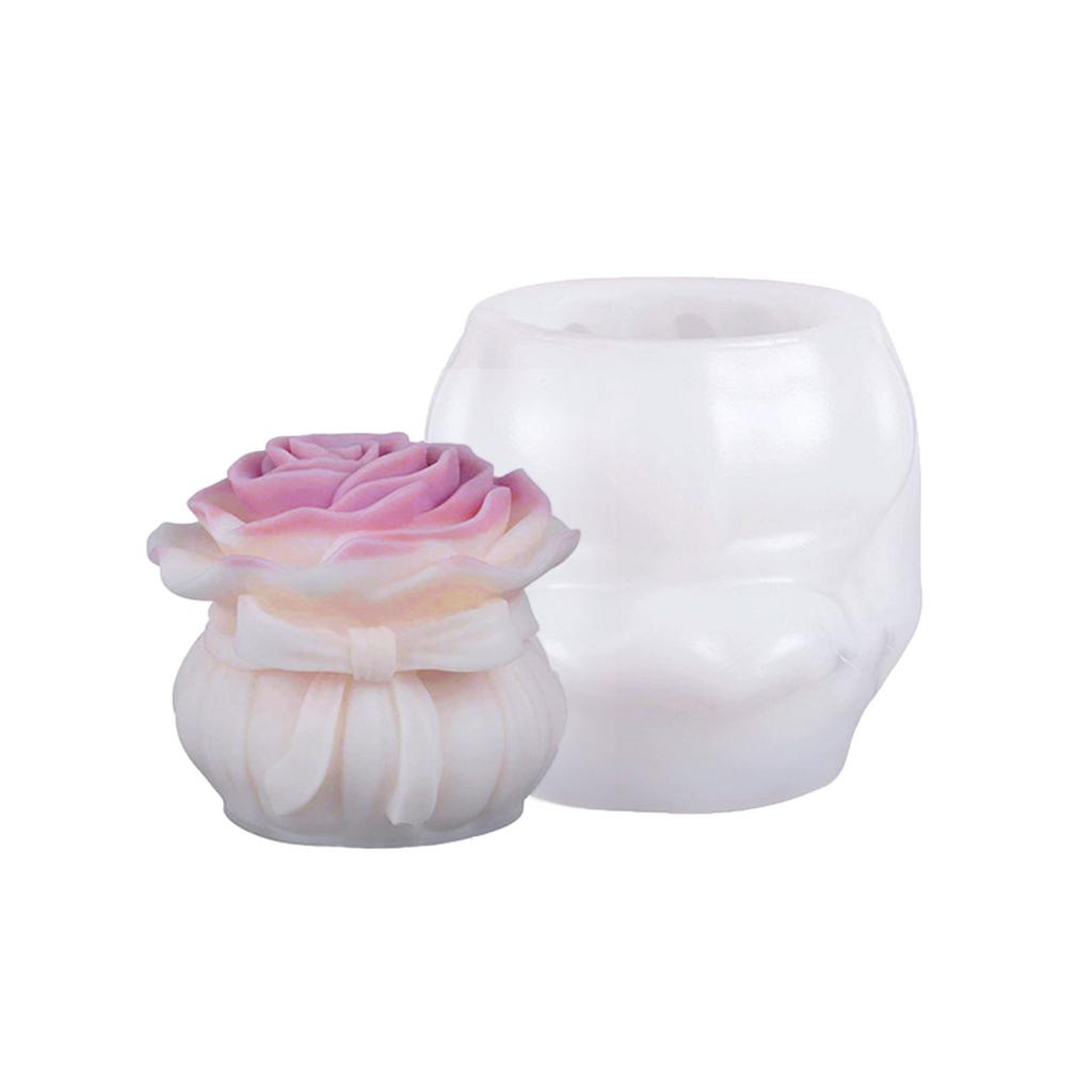 Flowers Candle Mould Silicone Molds Ornament Molds Castings Molds Handmade Plasters Molds Craft Supplies