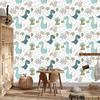 Dinosaurs cacti wallpaper for living room and bedroom 50x1000