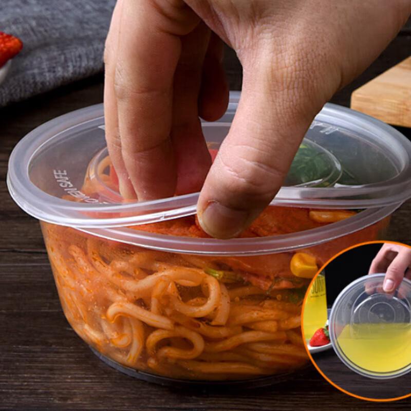 Round Disposable PP Plastic Meal Box