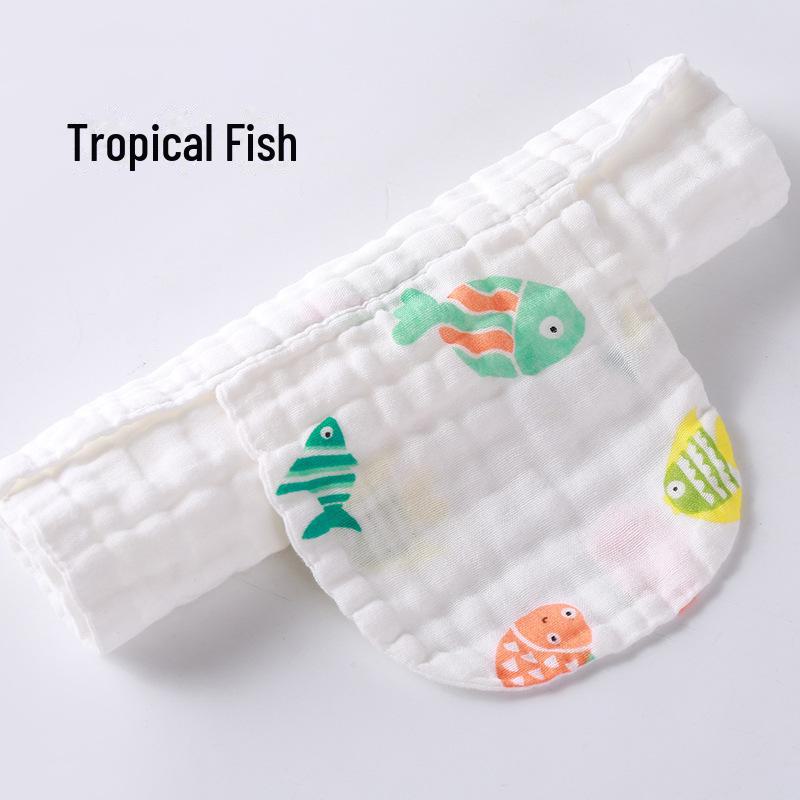 Полотенце для младенцев YX6 из хлопка, впитывающее пот, большое, дышащее, для мальчиков и девочек