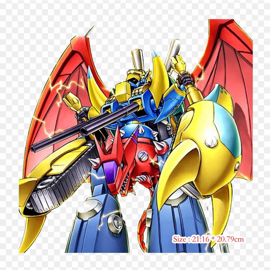 Dragon Yu Gi Oh Duel Links Red Eye Dragon Iron on Heat Transfer Printing Виниловые нашивки, наклейки для одежды, аппликации «сделай сам», моющиеся нашивки