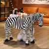 Simulation Zebra Doll Plush Toy Zoo Foal Doll Children Soothing Doll Shooting Props