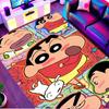 Crayon Shin Print Rug, Washable Floor Carpet, For Entryway Dorm Laundry Room Office Study, Home Decor Birthday Christmas Gift