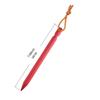 10Pcs Aluminum Alloy Heavy-Duty Camping Tent Pegs with Wind Rope Outdoor Ground Anchors Nails for Tent Stakes