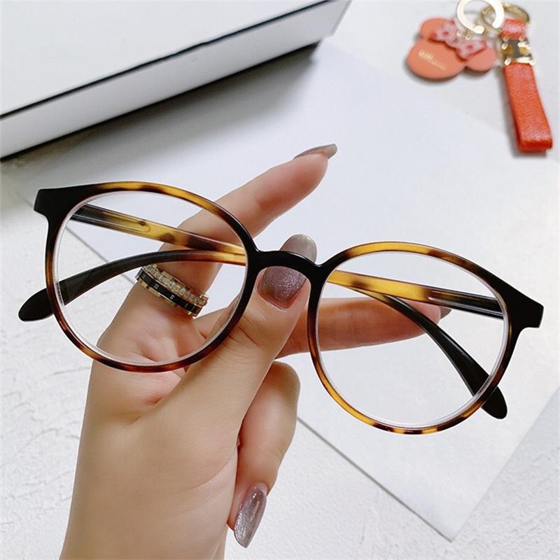Fashion Round Frame Popular Spectacles Myopia Glasses Men Women Retro Trend Anti Blue Rays Eyeglasses
