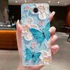 Phone Case For Huawei Y5 2017 / Y6 2017 / Honor Play 6 Funda Butterfly Bow Protective Casing Transparent Soft Silicone TPU Cover