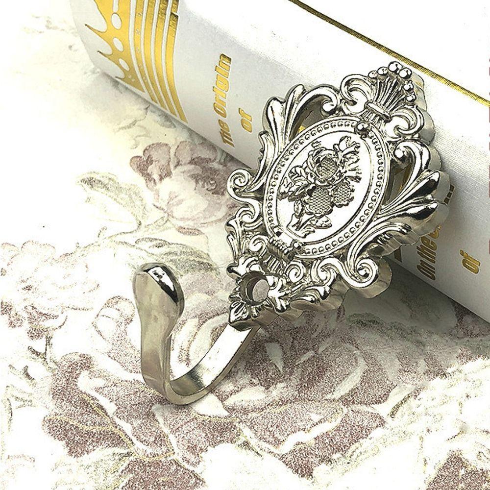 2Pcs Vintage Style Tieback Hooks Zinc Alloy Wall Hook New Curtain Drapery Interior Design
