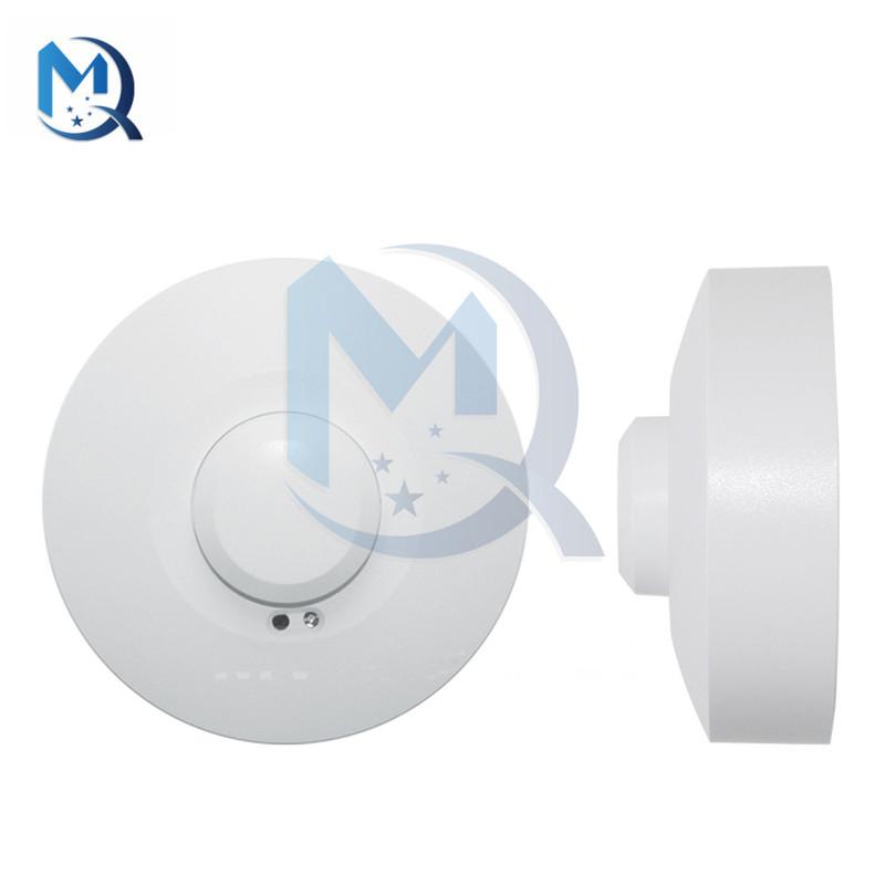 5.8G Round Microwave Radar Sensor Switch AC85-250V Delay Dystem Sensor Microwave Radar Switch Motion Detector Light Switch