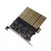 Compactly PCIe X1 Adapter Card ASM1064 Chip Transforms M.2 Drive Into 4 Port For Faster Data Access