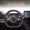 Suitable for Byd Breathable Leather Matte Carbon Fiber Texture Steering Wheel Cover Suitable for Dolphin Mini Seal Atto 3 King Shark 6 Song njbwy33