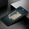 Чехол для телефона с аниме «Атака Титанов» для Huawei Honor 7A 8A 9X 20 Pro 8 10X Lite 7S 8C 8S 8X 9A 9C 10i 20i 30i 20E 20S, черный чехол