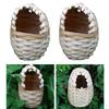 2 Pcs Birdhouse Handmade Outdoor Garden Cage