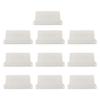 10pcs Plastic Lightweight And Durable For Any Home Vertical Blind Bottom Weights Slats Easy To Clean