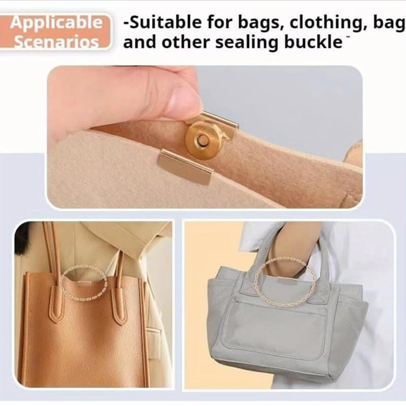 10 пар DIY Магнитная застежка для сумки Сумка Бесшовные Гладкие Застежки Одежда Металлическая Кнопка Сильные Магнитные Пряжки Аксессуары для Сумки