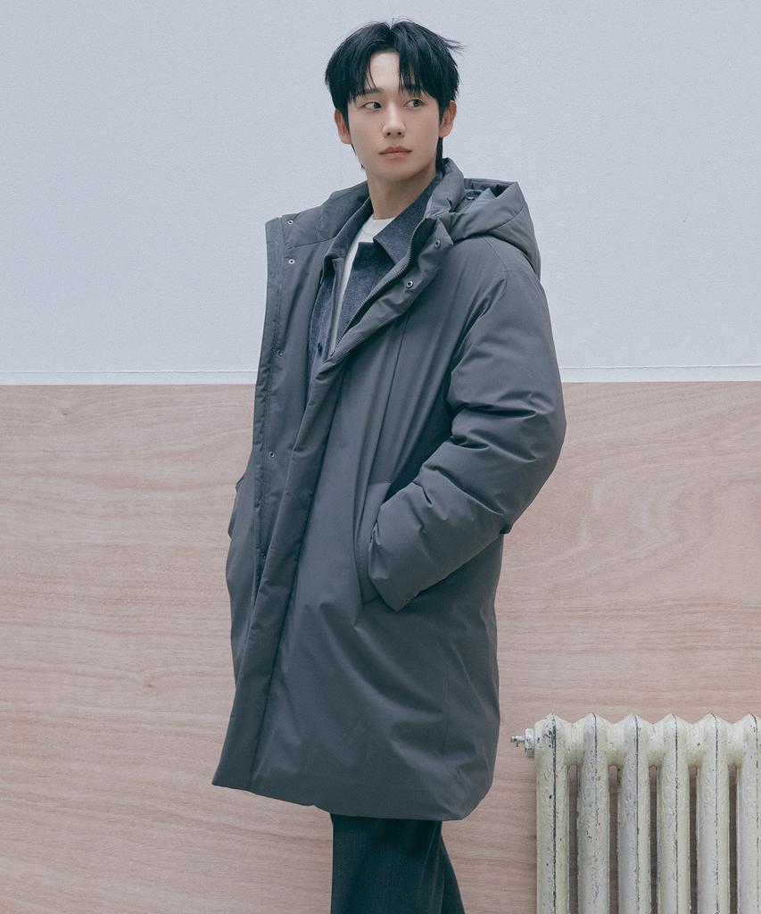 Mindbridge Do Good_Light Hooded Long Down Jumper - 2 Colors