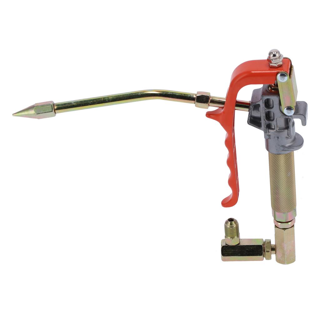 Grease 360 Degree Nozzle Heavy Duty Alloy Manual Grease Injector with Explosion Proof Ergonomic Handle for Equipment Maintenance
