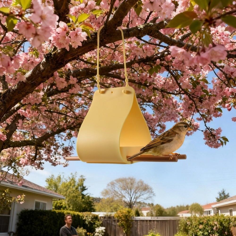 Waterproof Automatic Feeder Large Capacity Hummingbird Feeder Bird Feeding Tray  Backyard