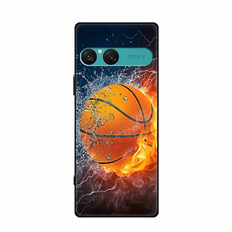 Для Sony Xperia 10 VII Чехол Мягкий Силиконовый ТПУ Задняя Крышка Защитный Чехол для Xperia10 VII 5G XQ-FE54 XQZ-CBFE Черные Чехлы для Телефона
