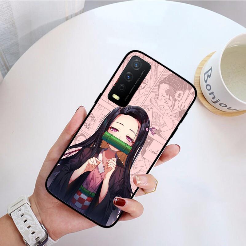 Чехол для телефона Demon Slayer Kimetsu Kamado для VIVO Y31 Y21 Y70 Y21S Y20 Y72 1907 Y12 Y11S Y53S Y33S Y55 Y76 Y51 Y15S Y01 Funda