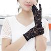 Fashion Driving Short Bride Lace Gloves UV Protection Gloves Sunscreen Gloves Hollow-Out Mittens