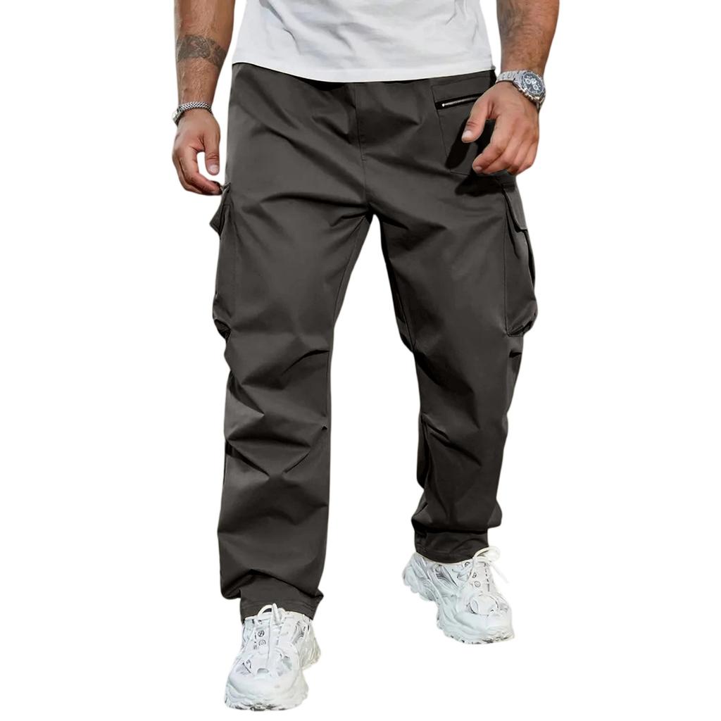 Men's Loose Sports Leisure Multiple Pockets Function Workwear Trousers