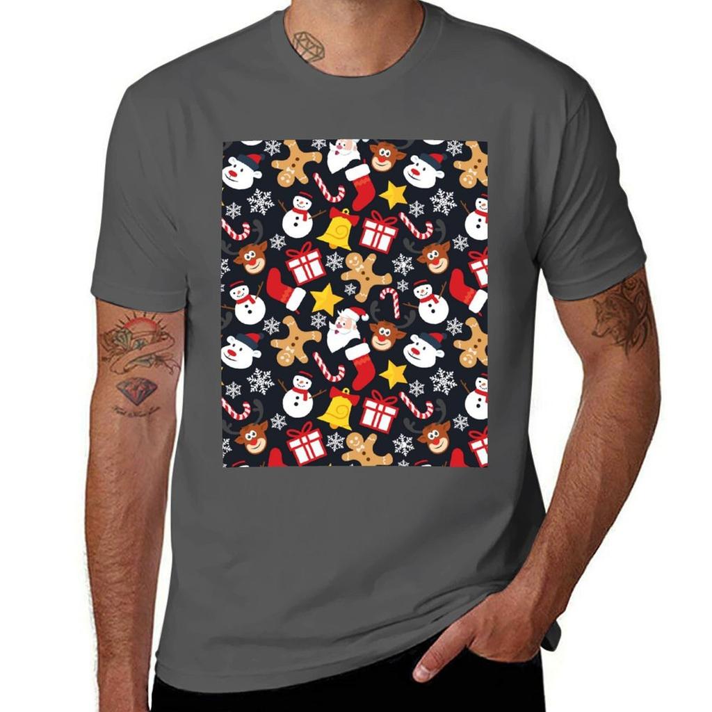 Cool Christmas Collage Tshirt Holiday Outdoor Tshirt