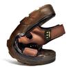 Модные летние мужские сандалии из натуральной кожи для улицы 2025 Удобные сандалии Мужские сандалии для хайкинга Обувь высокого качества Мужская обувь