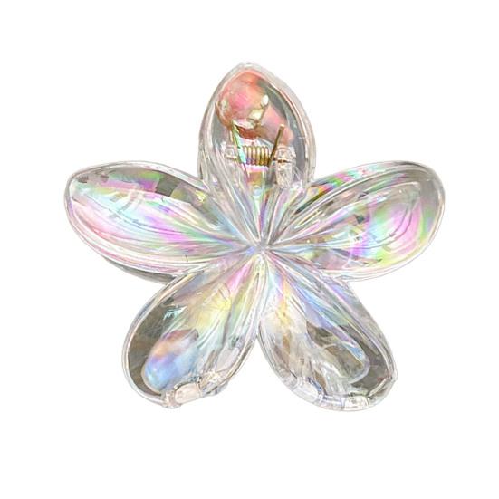 Женская заколка для волос Цветочная форма цветка Задняя часть головы Коготь для волос Украшение для волос Конский хвост Инструмент для укладки волос