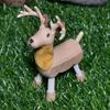 Giraffe Lion Wooden Animal Toys Movable Joint Bendable Wild Animal Figure  Children Toys