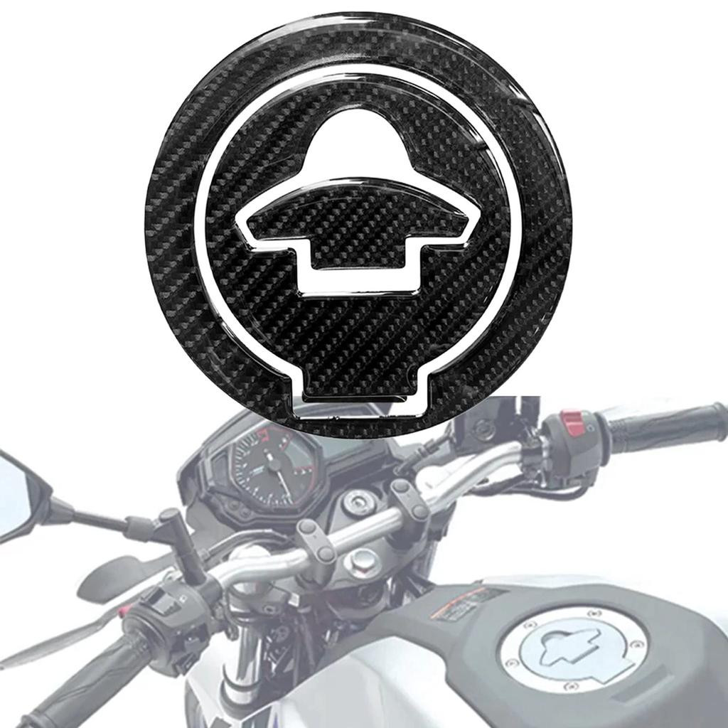 Reikoeppy Carbon Fiber Motorcycle Fuel Tank Cover Sticker Decal Gas Cap Protection Sticker for YZF-R3 5 R15 MT-03