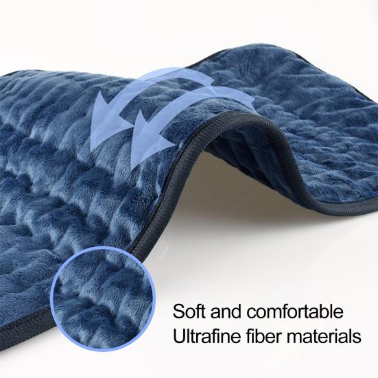 Heating Blanket Timing Function 6 Gears Rapid Thermal Temperature Control EU Plug LED Display Soft Electric Heating Pad for Home