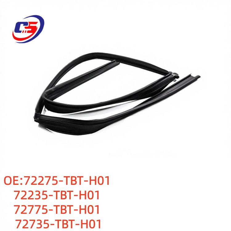 The 72735-TBT-H01 Sealing Strip fits 19-20 Honda Lingpai window glass grooves.