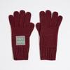 BIMBA Y LOLA [23FW] BIMBA Y LOLA Burgundy Knit Gloves B236AIG006BDB