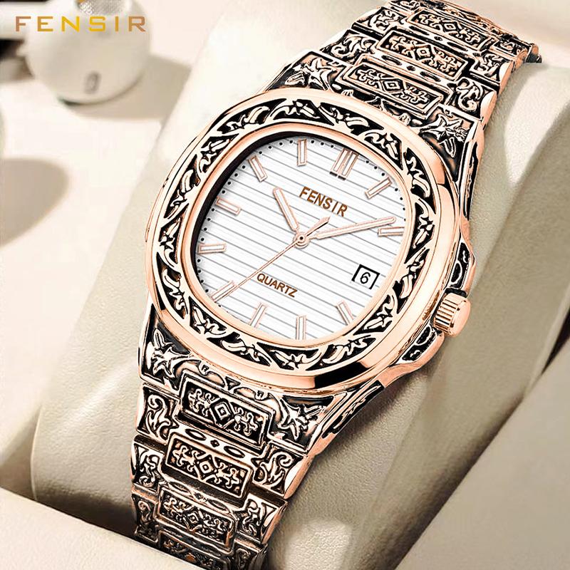 Роскошные мужские наручные часы Светящиеся Водонепроницаемые Дата Мужские часы Нержавеющая сталь Мужские кварцевые часы Повседневные мужские часы