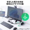 USB-концентратор Sanwa Direct с индивидуальными переключателями USB и AC-адаптером, 10 портов, с внешним питанием, 3.2/5 Гбит/с, (400-HUBA23GM)