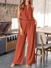 Women S Sleeveless Halter Top And Wide Leg Pants Cotton Linen Casual Set