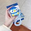 3D Cute Pocket Monsters Piplup Earphone Case For Airpods 4 2 3 Pro 3 2 Wireless Bluetooth Headset Protective Cover