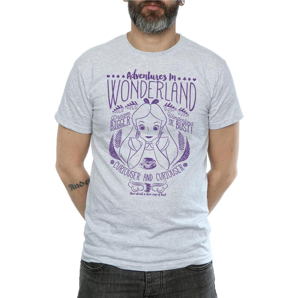 Disney Mens Alice In Wonderland Adventures In Wonderland T-Shirt