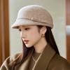 Wool Mother Bucket Hat Women's Autumn and Winter French Elegant Retro Small Fragrant Basin Hat
