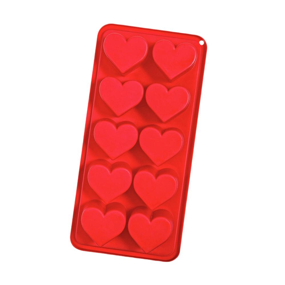 Pink Blue Red Ice Cube Mold 3D Love Heart Ice Making Tools Reusable Ice Tray  Kitchen Gadgets