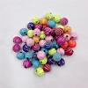 Модные украшения 10 мм 50 шт акрил DIY для ожерелья браслет красивые ювелирные аксессуары круглые свободные бусины-разделители ручная работа изготовление ювелирных изделий
