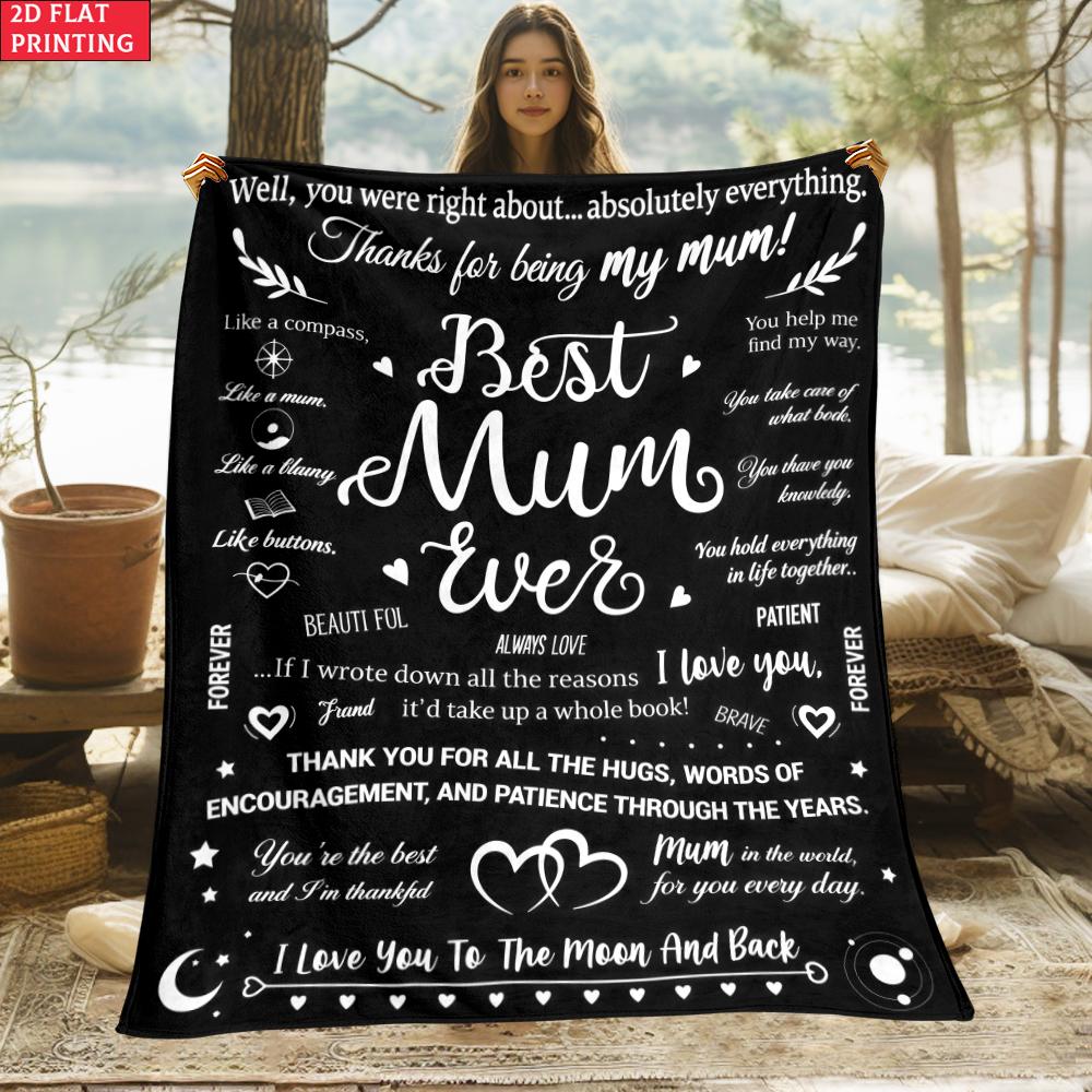 Mother's Day Print thin Flannel Blanket for Bedrooms,Living Rooms,Sofas Blankets,Lunch Breaks,blankets fluffy blanket